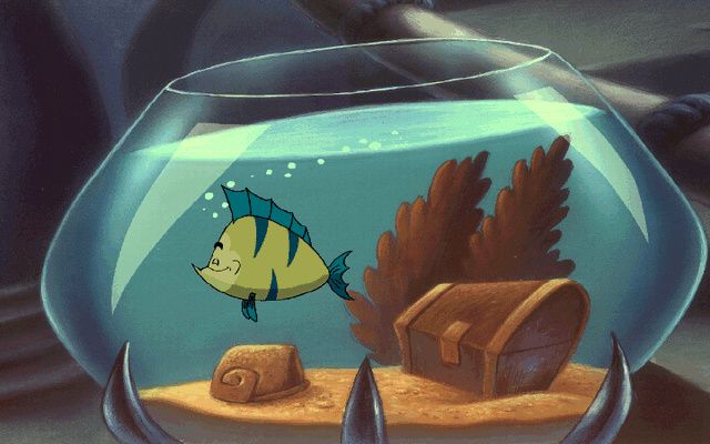 ToonStruck - рыбка охраняет сундук с ключом (Замок Нефариуса)