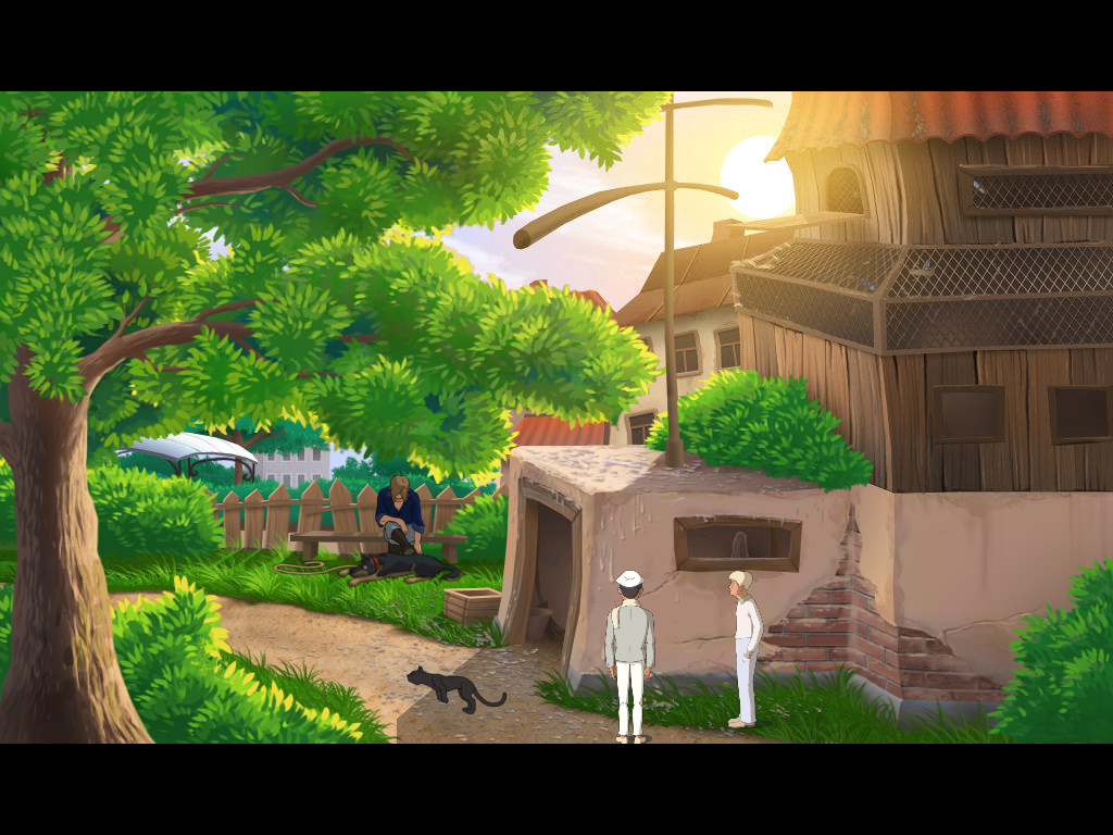Screenshot из игры Золотой теленок (локация - Голубятня)