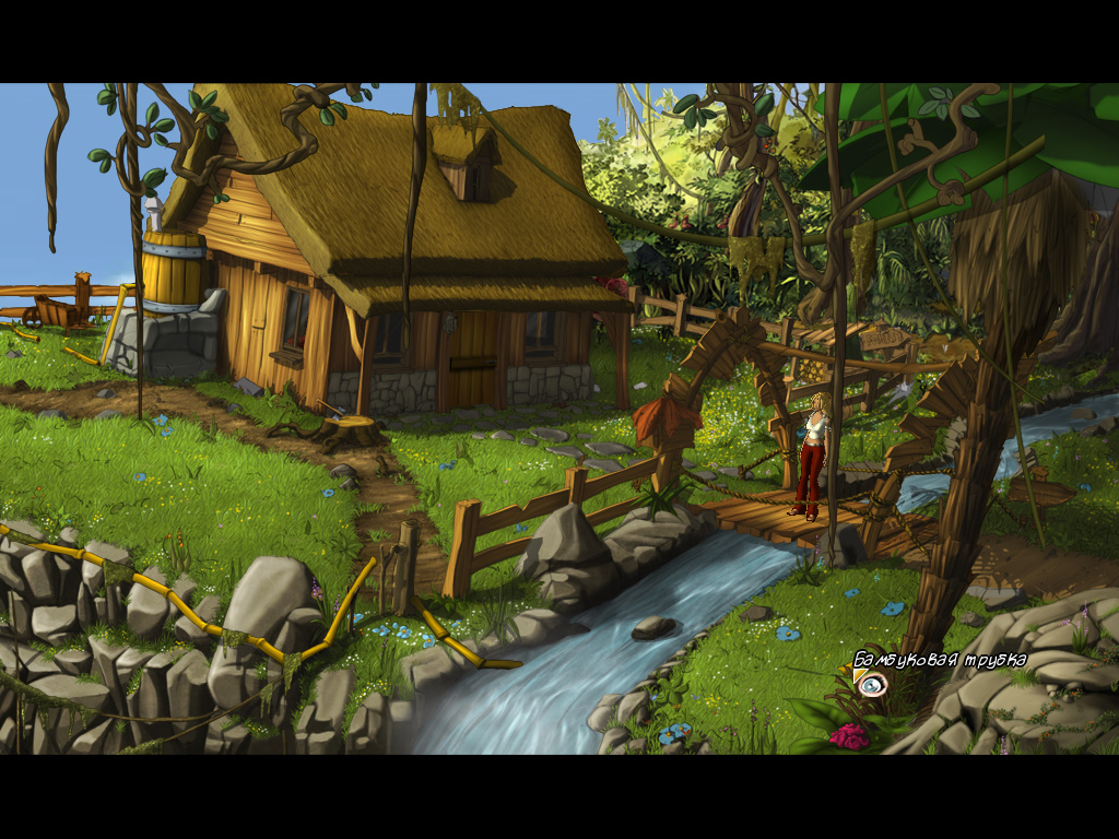 Screenshot из игры So Blonde (локация - Особняк Хуана)