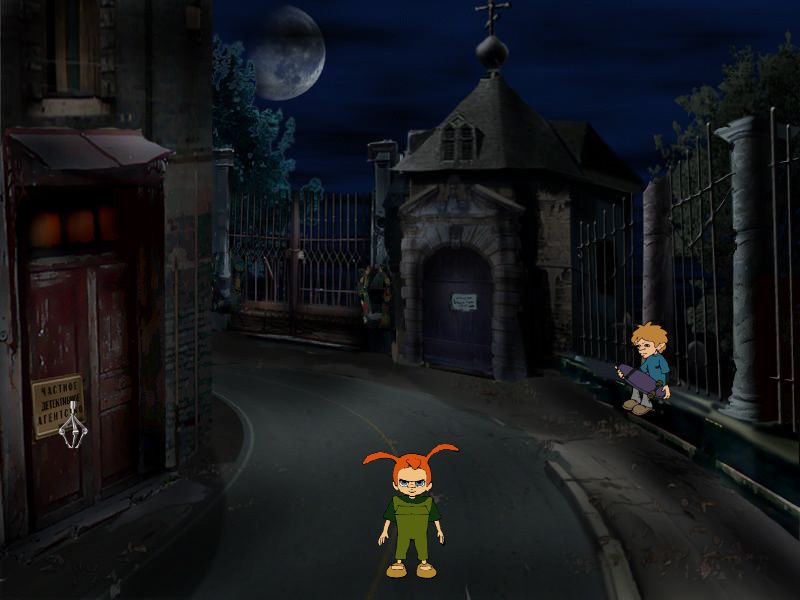 Screenshot из игры Страшилки: Шестое чувство (локация - У часовни)