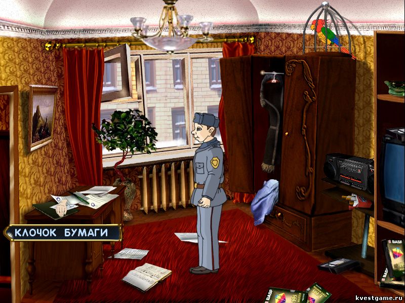 Screenshot из игры ДМБ 2 - локация Ограбленная квартира (улица Задворкинская)