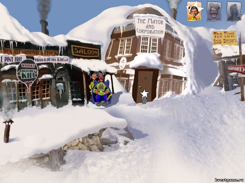 Screenshot из игры Петька 3: Возвращение Аляски