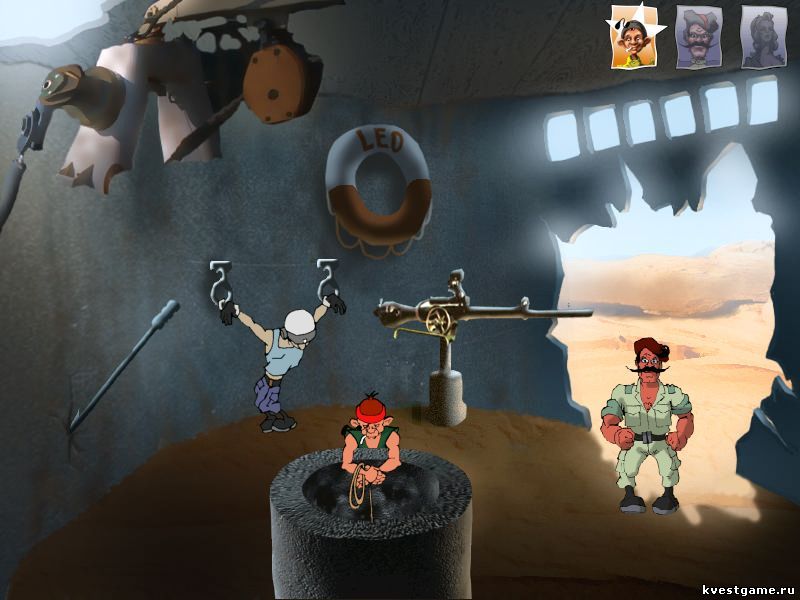 Screenshot из игры Петька 3: Возвращение Аляски - Пленник