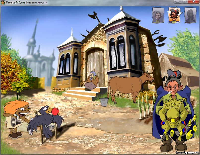Screenshot из игры Петька 4: День независимости
