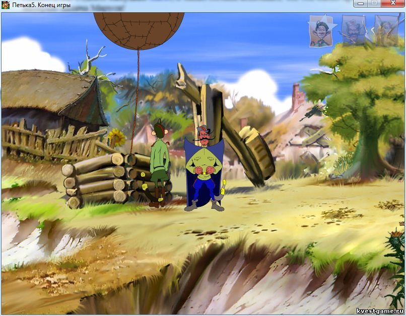 Screenshot из игры Петька 5: Конец игры