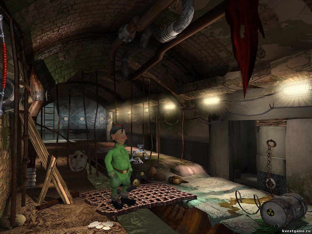 Screenshot из игры Петька 6 - Петька нашел остатки мумии (уровень 3) 