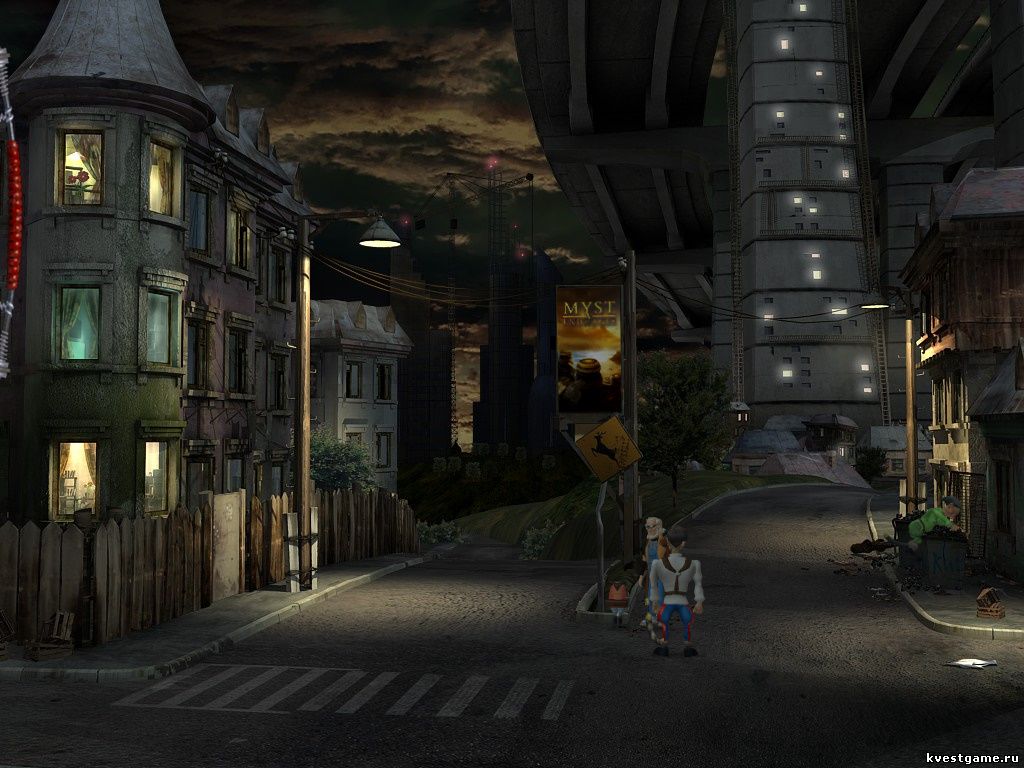 Screenshot из игры Петька 6 - локация Перекресток (уровень 4)