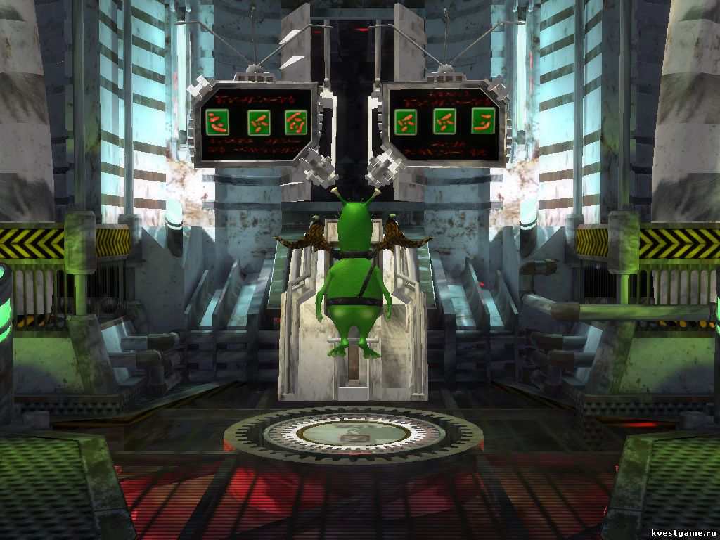 Screenshot из игры Петька 8 - локация зал телепорта (уровень 2)