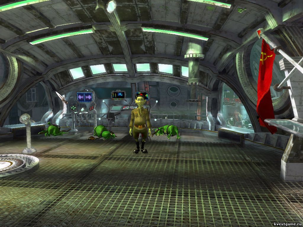 Screenshot из игры Петька 8 - локация панель управления базой инопланетян (уровень 2)