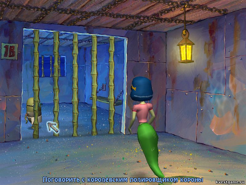 Губка Боб квадратные штаны: Игра по фильму - Минди в подземелье (уровень 4)