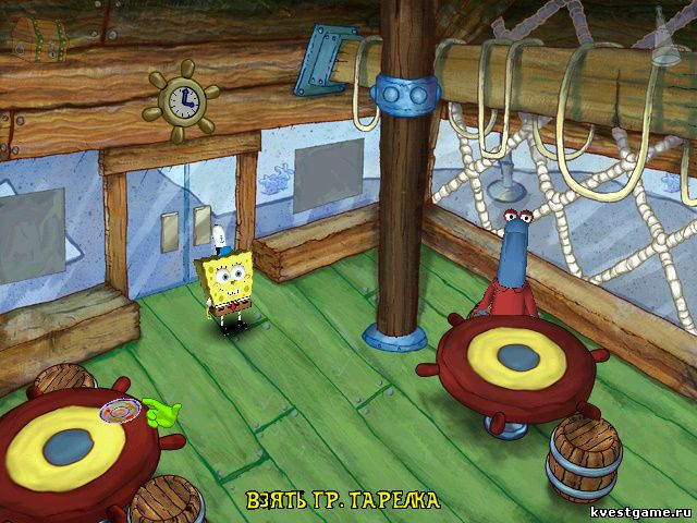 Губка Боб на работе (Spongebob Squarepants: Employee of the Month (уровень 1))